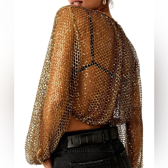 NWOT Free People Sparks Fly Top - Picture 5 of 10